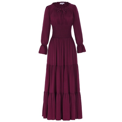 Medieval Dress Cotton Long Maxi Dresses
