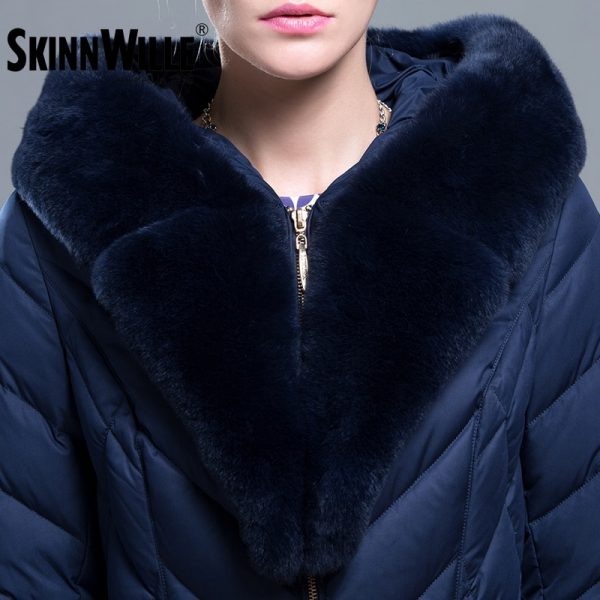 Large Fur Collar Thickening Coat Female Outerwear