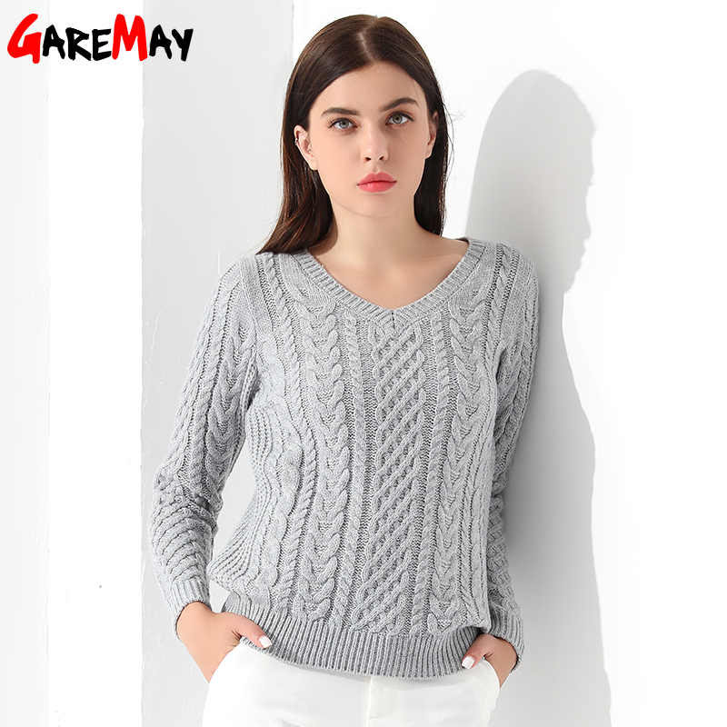Women Sweaters Long sleeve Knitted Pullovers
