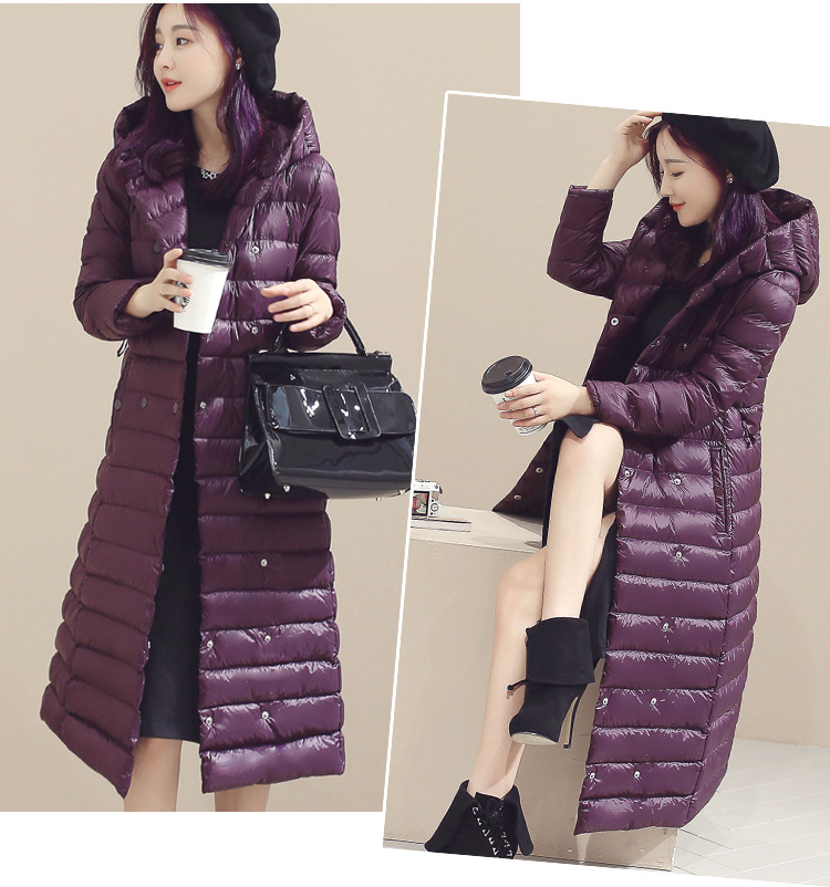 Down Jackets Women Double Breasted Coats