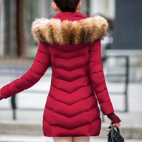 Fashion Wadded Jacket Long Sleeve Coat
