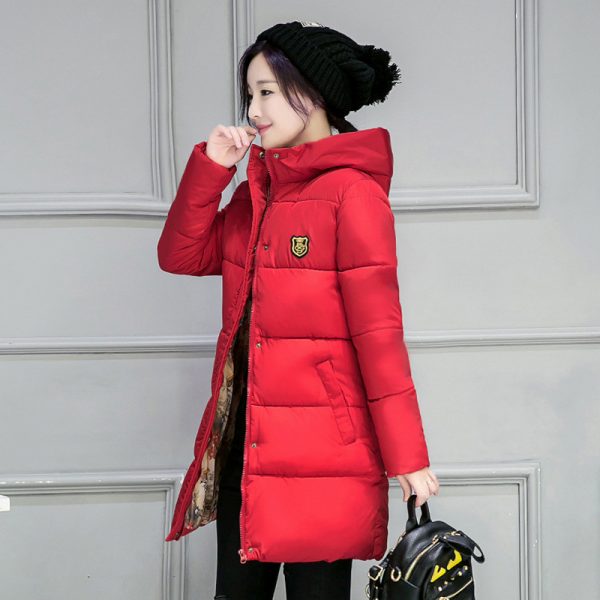 Winter Hooded Jacket Female Outwear Coat