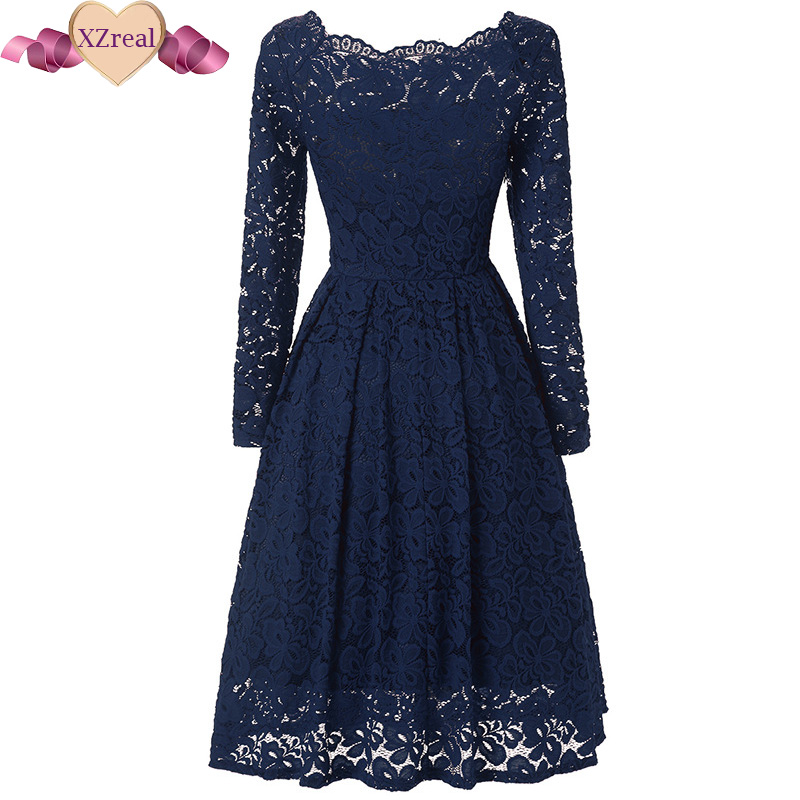 Crochet Lace Dress Rockabilly Party Dresses