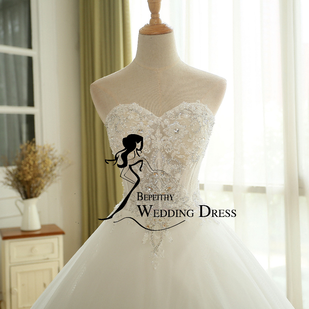 Crystal Ball Gown Wedding Dress Princess Bridal Dresses