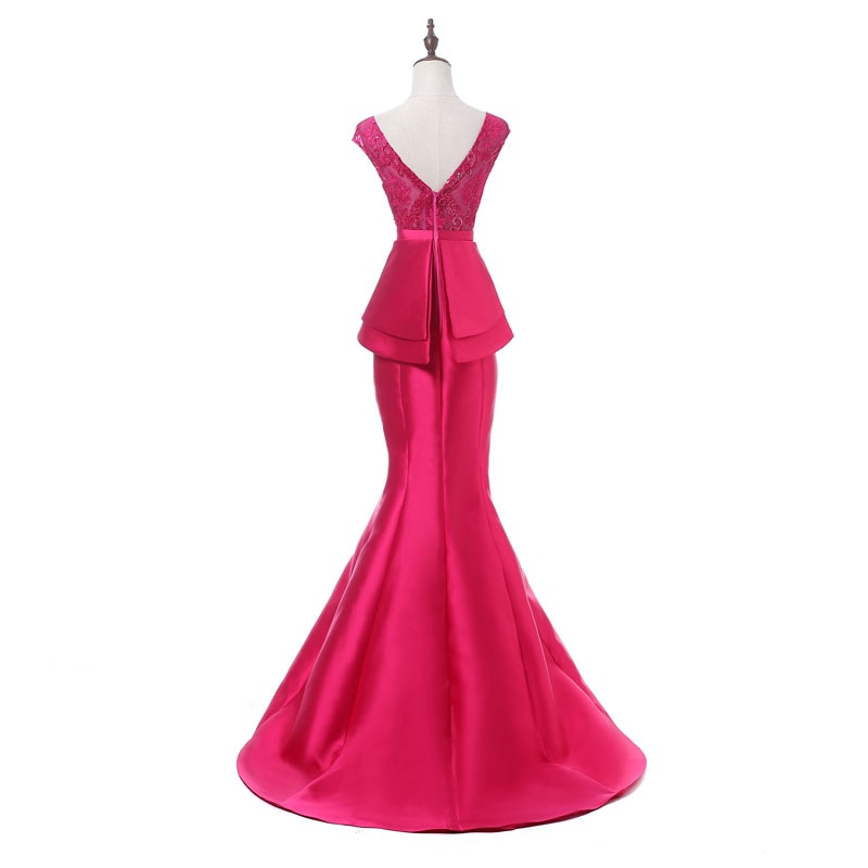 Elegant Party Dress Prom Dresses Lace Long Gown