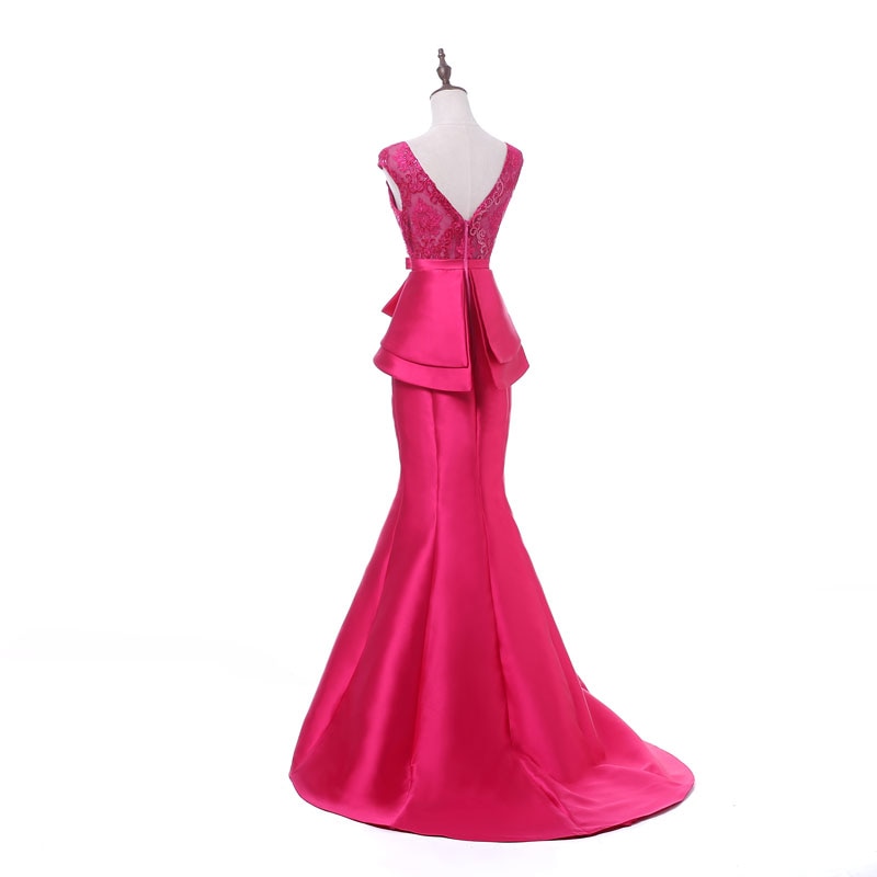 Elegant Party Dress Prom Dresses Lace Long Gown