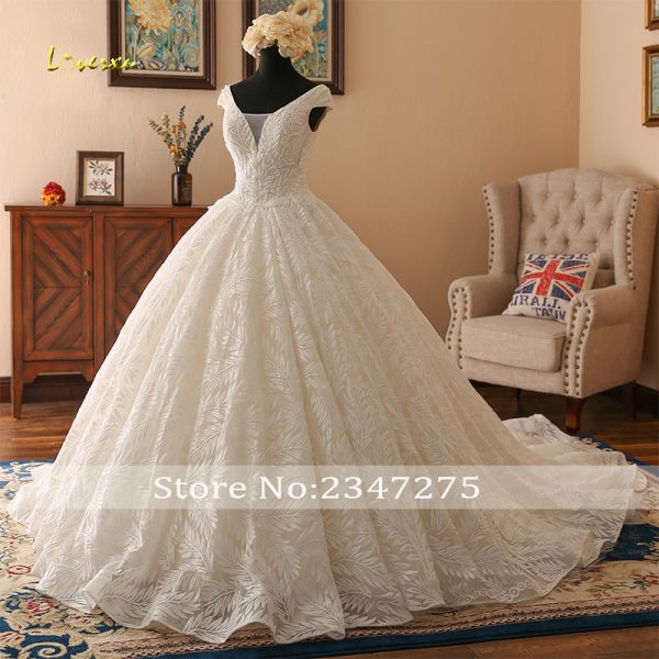 Lace Ball Gowns Wedding Dresses Vintage Bridal Gown