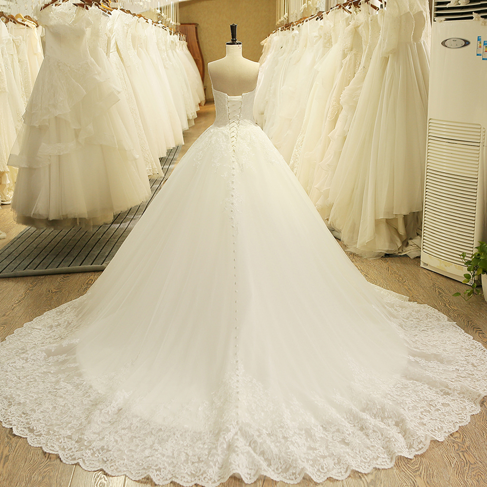 Lace Vintage Bridal Wedding Dress Princess